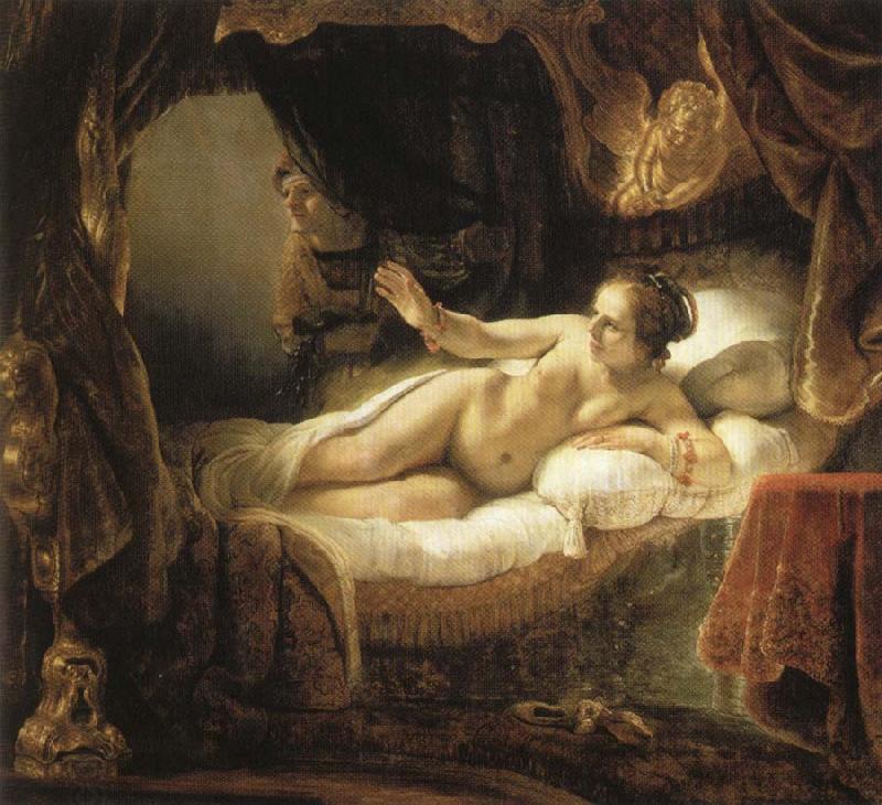Rembrandt van rijn Danae oil painting picture